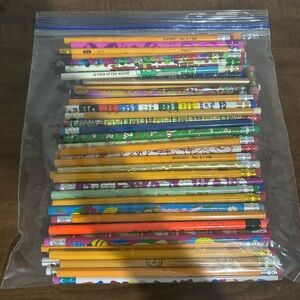 Assorted Bulk Number 2 Pencils - Multi-Color Pack. All new and unsharpened